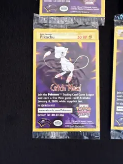 Pokemon First Movie Set of 5 Promo Cards Dragonite Mewtwo Pikachu Elect SEALED - Image 4