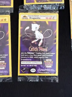 Pokemon First Movie Set of 5 Promo Cards Dragonite Mewtwo Pikachu Elect SEALED - Image 5