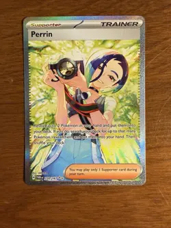 Pokemon TCG Twilight Masquerade SIR Card Perrin 220/167 Sv06 NM Condition - Image 1