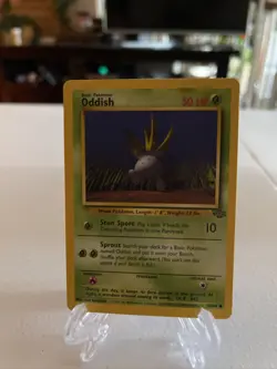 1995 Oddish Pokemon Card Ultra Rare Trading Cards Excellent Condition Original - Image 2
