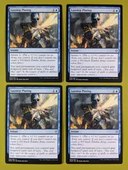 Lazotep Plating x4 War of the Spark 4x Playset Magic the Gathering MTG - Image 1