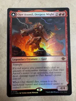 1x - Ojer Axonil Deepest Might #158 - Lost Caverns of Ixalan MTG - NM FOIL - Image 1