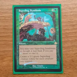 MTG - Saproling Symbiosis. Dominaria Remastered. Retro Border - FOIL - Image 1
