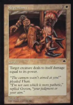Repentance - Tempest: #37, Magic: The Gathering Mp R37 - Image 1