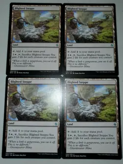 4 x Blighted Steppe Moderately Played - Image 1