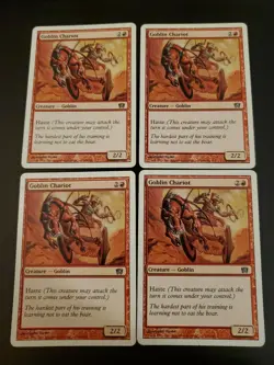 Mtg 4x Goblin Chariot Moderate Play - Image 1
