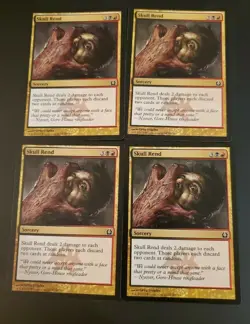 Mtg 4x Skull Rend Moderate Play - Image 1
