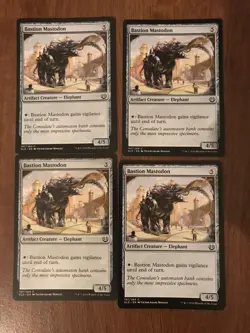 Bastion Mastadon X4 Kaladesh Moderate Play MTG - Image 1