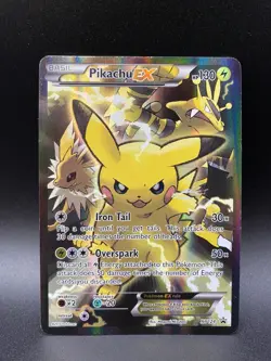 Pikachu EX XY124 Black Star Promo Pokemon TCG - Image 1