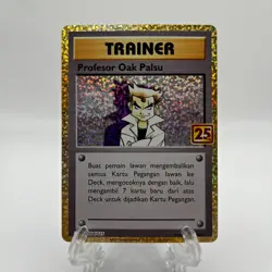 Imposter Professor Oak 004/025 - Holo Rare - Indonesian Pokemon Celebrations NM - Image 1