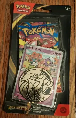 Pokemon Mega Evolution Promo Booster Packs With Drifloon #005 and Drifblim #006 - Image 2