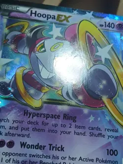 HP Pokemon TCG Hoopa EX Black Star Promo XY85 XY Holo Full Art - Image 5