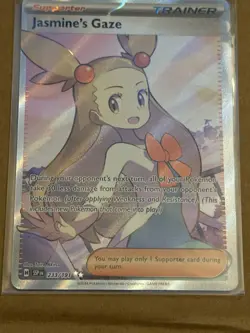 Pokemon TCG Jasmine's Gaze Full Art Holo Trainer Surging Sparks #233/191 NM 🔥 - Image 1