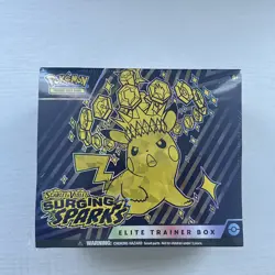 Pokemon TCG Scarlet & Violet Surging Sparks Elite Trainer Box ETB Factory Sealed - Image 1
