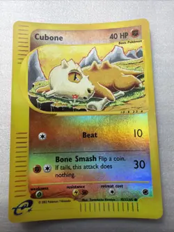 Cubone 103/165 - Reverse Holo - Pokemon TCG - Expedition - LP *see pictures* - Image 1