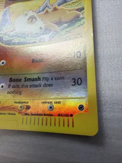 Cubone 103/165 - Reverse Holo - Pokemon TCG - Expedition - LP *see pictures* - Image 3