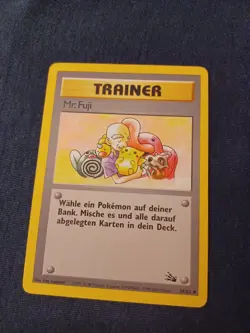 Pokemon Mr. Fuji 58/62 German Fossil Set Unlimited LP - Image 1