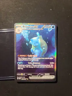 Pokemon Scarlet & Violet 151 TCG Blastoise EX 200/165 Sir Special Illustration - Image 1