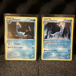 Aurorus (+ Amaura!) Cosmos Holo 🌌 26/111 2014 Pokemon XY Furious Fists - NM - Image 1