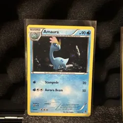Aurorus (+ Amaura!) Cosmos Holo 🌌 26/111 2014 Pokemon XY Furious Fists - NM - Image 3