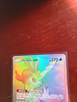 Pokemon Sun and Moon Unified Minds Keldeo GX 240/236 Rainbow Rare - Image 2