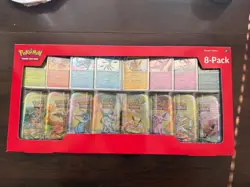 Costco Pokemon Prismatic Evolutions 8 Mini Tins - Image 1