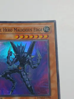 YuGiOh! EVIL HERO MALICIOUS EDGE DP06-EN006 Super Rare 1ST EDITION - Image 3