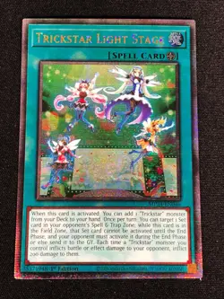 Yugioh Trickstar Light Stage MP24-EN046 1ST 25th QUARTER (NM) - Image 1
