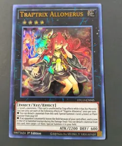 Yu-Gi-Oh! Traptrix Allomerus Ultra Rare ETCO-EN045 1st Edition LP - Image 1
