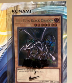Yugioh Red Eyes Black Dragon Nike Promo NKC1-EN002 Magazine (For renauwarl_0) - Image 2