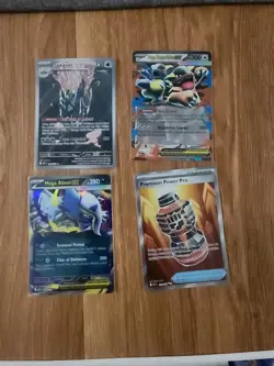 Lot Of 4 English Mega Evolutions Pokemon Cards NM NO DUPLICATES - Image 1
