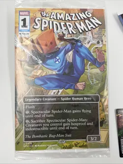 PAX West 2025 Exclusive MTG Magic Spider-Man Promo Comic Card and Playmat - Image 2