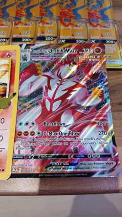 Job Lot of 12 Jumbo Oversized Pokemon Cards Incl 8 x Gold SM247 Full Art Promo - Image 5