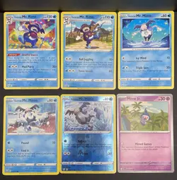 12x Pokemon Cards Mr Mime, Mime Jr, Mr Rime Lot - Holo Rare Vintage Promo TCG - Image 2