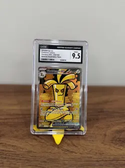 Pokemon Gholdengo EX TCG Paradox Rift Holo Card 252/182 CGC Pristine 10 - Image 1