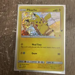 Pokemon Card - PIKACHU HOLO - 25/25 - McDonalds 25th Anniversary 2021 Promo MINT - Image 2