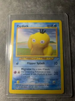 Psyduck 79/105 Neo Destiny 2002 Pokemon Card LP WotC Vintage Clay Art - Image 1