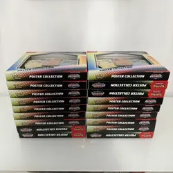 Pokemon Prismatic Evolutions Poster Collection Box Factory Sealed - Lot of 18 - Image 1