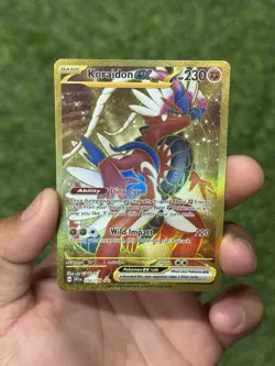 Koraidon EX #254/198 Holo Gold Hyper Rare Pokemon Card TCG - Image 1