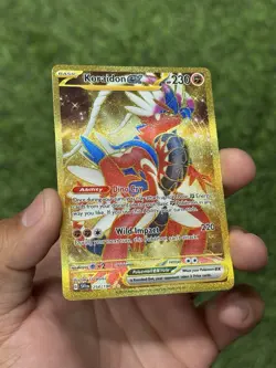 Koraidon EX #254/198 Holo Gold Hyper Rare Pokemon Card TCG - Image 2