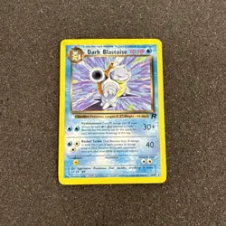 Dark Blastoise 20/82 Non-Holo Team Rocket Pokemon Card - HP/ DMG - Image 1