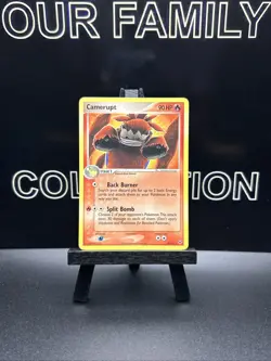 Pokemon Card - Camerupt Deoxys 4/107 Regular 2005 LP - Image 1