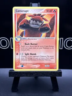 Pokemon Card - Camerupt Deoxys 4/107 Regular 2005 LP - Image 2