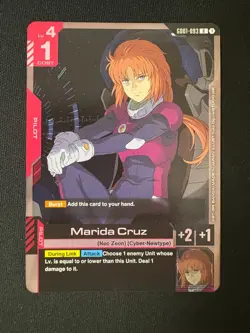 2025 Gundam Card Game Newtype Rising Marida Cruz GD01-093 - Image 1
