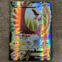 Ho-Oh Full Art EX 121/122 XY Breakpoint Pokemon Card 2016 - Image 1