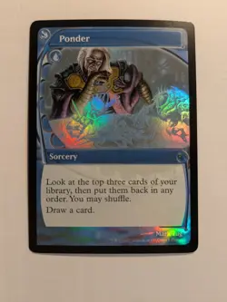Ponder #2 Future Sight Foil Promo MTG Secret Lair Drop Series - Image 1