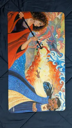 Pyroblast Hydroblast Playmat Magic The Gathering - Image 1