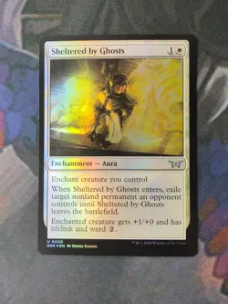 Sheltered by Ghosts - Foil | 7% Off 2+ | Duskmourn | NM | MTG - Image 1