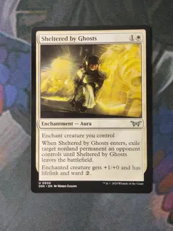 Sheltered by Ghosts | 7% Off 2+ | Duskmourn | NM | MTG - Image 1
