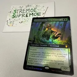 X1 Foil Greensleeves, Maro-Sorcerer extended art from DMC - Image 1